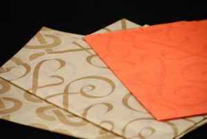 Custom printed tissue paper