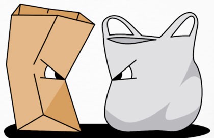 Paper vs. plastic bags