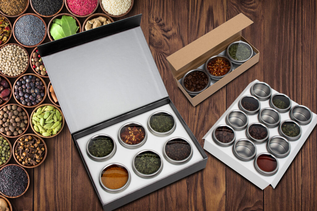 Magnetic Gift Boxes with Clear Lid Tins