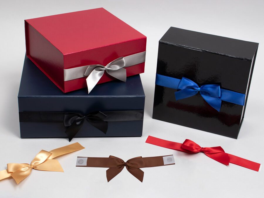 Magnetic Gift Boxes with Self Adhesive Bows