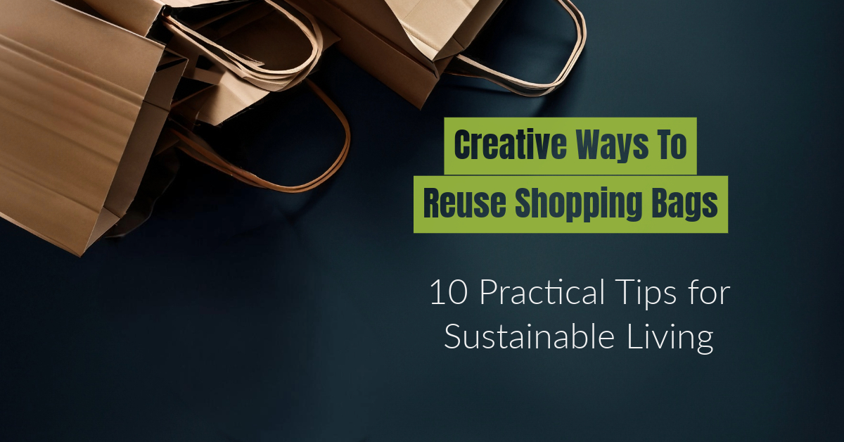 10 Creative Ways to Reuse Your Paper Shopping Bags at Home